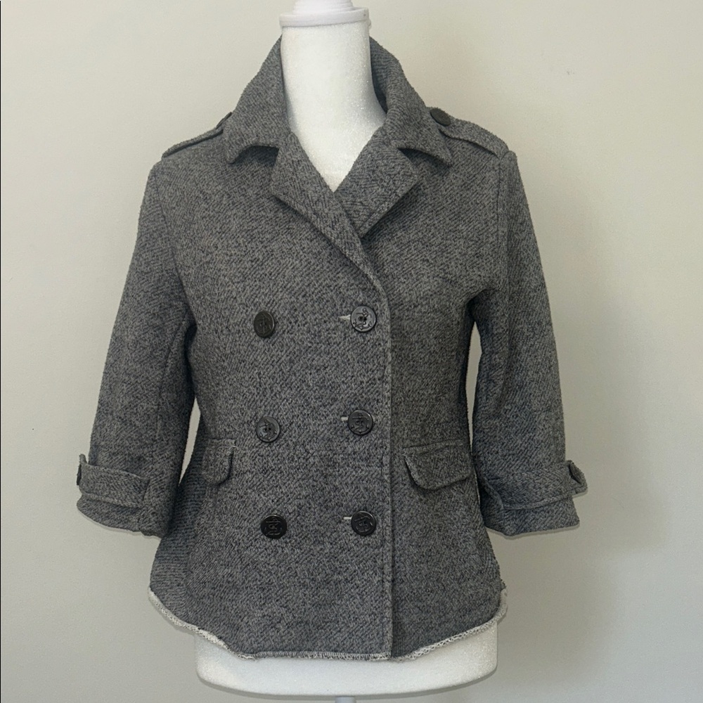 Cabi Gray Double-Breasted Jacket - image 2